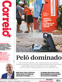 Capa do jornal Correio 13/08/2019
