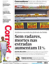 Capa do jornal Correio 13/12/2019