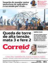 Capa do jornal Correio 16/12/2019