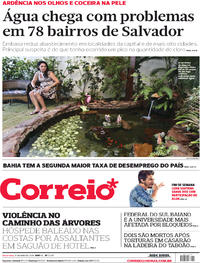 Capa do jornal Correio 17/05/2019