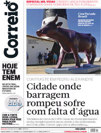 Capa do jornal Correio 17/07/2019