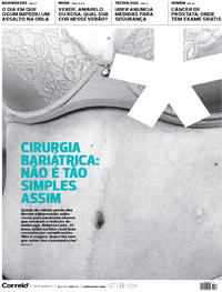 Capa do jornal Correio 17/11/2019