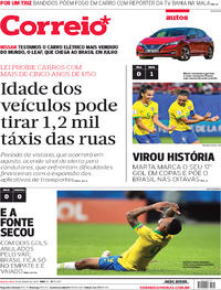 Capa do jornal Correio 19/06/2019