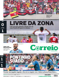 Capa do jornal Correio 19/08/2019