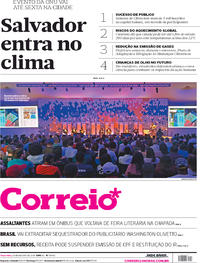 Capa do jornal Correio 20/08/2019