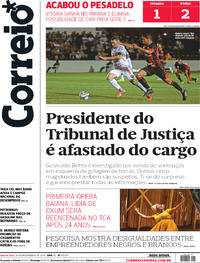 Capa do jornal Correio 20/11/2019