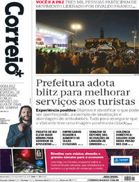 Capa do jornal Correio 20/12/2019