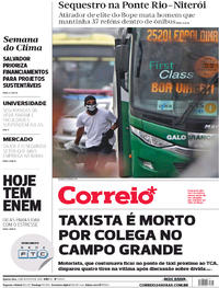 Capa do jornal Correio 21/08/2019