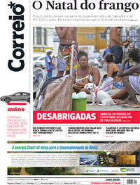 Capa do jornal Correio 21/12/2019