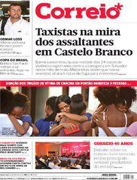 Capa do jornal Correio 22/05/2019