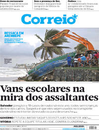 Capa do jornal Correio 23/07/2019