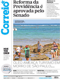 Capa do jornal Correio 23/10/2019