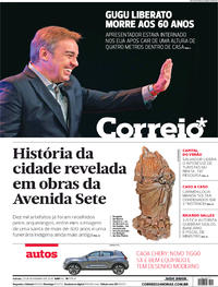 Capa do jornal Correio 23/11/2019