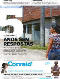 Capa do jornal Correio 24/10/2019