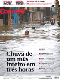 Capa do jornal Correio 27/11/2019