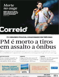 Capa do jornal Correio 28/05/2019