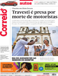 Capa do jornal Correio 28/12/2019