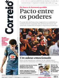 Capa do jornal Correio 29/05/2019