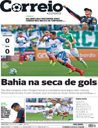 Capa do jornal Correio 29/07/2019