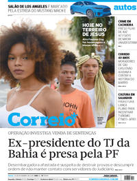 Capa do jornal Correio 30/11/2019