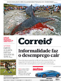 Capa do jornal Correio 31/08/2019