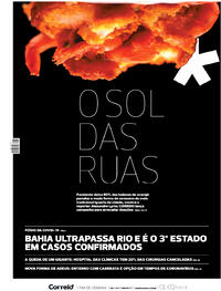 Capa do jornal Correio 01/08/2020