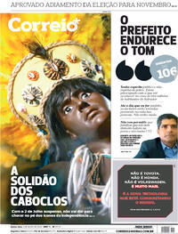Capa do jornal Correio 02/07/2020