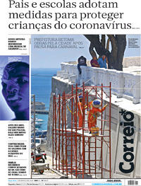 Capa do jornal Correio 03/03/2020