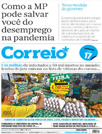 Capa do jornal Correio 03/04/2020