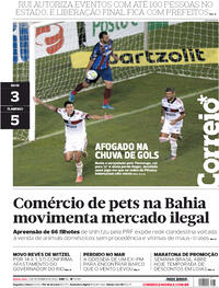 Capa do jornal Correio 03/09/2020