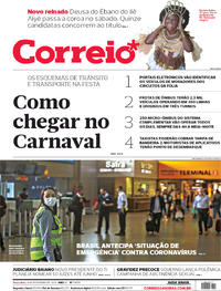 Capa do jornal Correio 04/02/2020