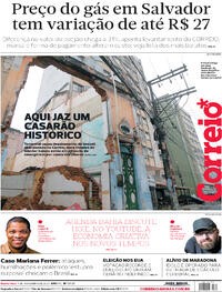 Capa do jornal Correio 04/11/2020