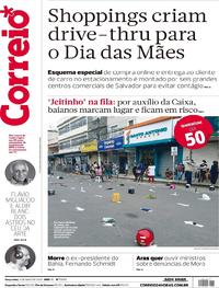 Capa do jornal Correio 05/05/2020