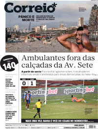 Capa do jornal Correio 05/08/2020