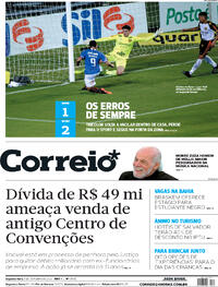 Capa do jornal Correio 05/10/2020