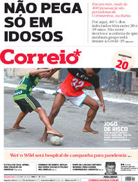 Capa do jornal Correio 06/04/2020
