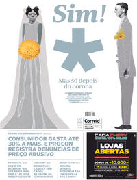 Capa do jornal Correio 06/06/2020
