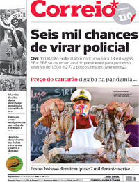 Capa do jornal Correio 06/07/2020