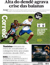 Capa do jornal Correio 06/08/2020