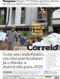 Capa do jornal Correio 06/10/2020