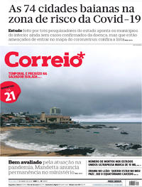 Capa do jornal Correio 07/04/2020