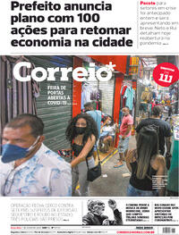 Capa do jornal Correio 07/07/2020