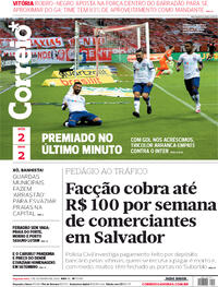 Capa do jornal Correio 07/09/2020