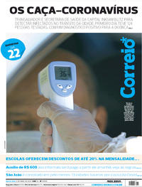 Capa do jornal Correio 08/04/2020