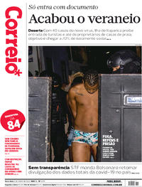 Capa do jornal Correio 09/06/2020