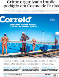 Capa do jornal Correio 10/09/2020