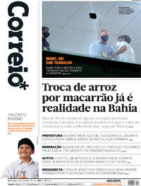Capa do jornal Correio 11/09/2020