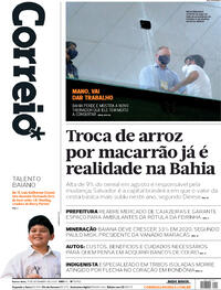 Capa do jornal Correio 11/09/2020