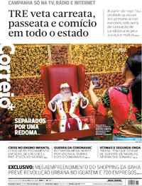 Capa do jornal Correio 11/11/2020