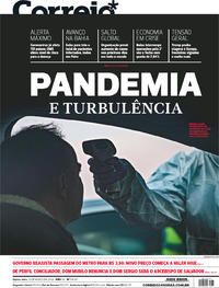 Capa do jornal Correio 12/03/2020